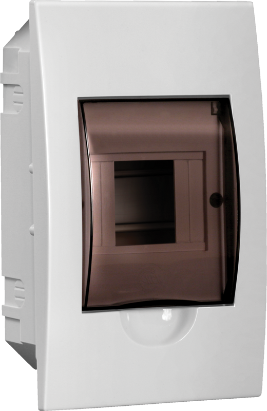 EBI-X00-RU Flush plastic empty enclosure SCHRV-P-4 modules IP41 LIGHT