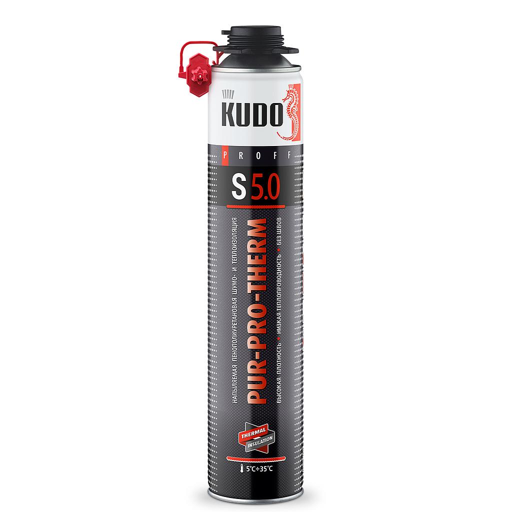 PUR-X00-RU Напыляемая бесшовная шумо- и теплоизоляция высокой плотности PUR‑PRO‑THERM S 5.0 1000 мл KUPPTER10S5.0