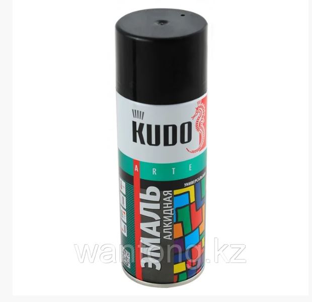 PAI-KUDO-RU Шүршдэг будаг Алкид RAL9005 хар гялгар /520мл/ KU-1002