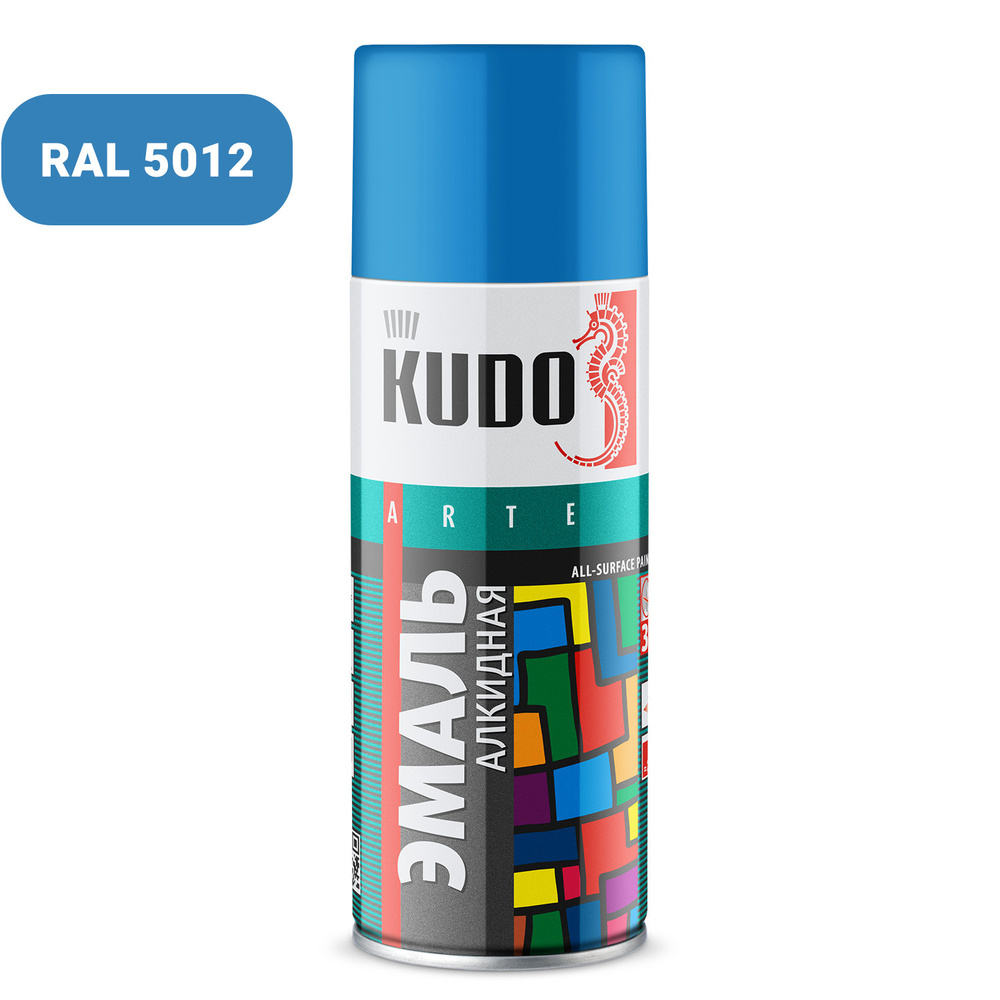PAI-KUDO-RU Шүршдэг будаг Алкид RAL5012 цэнхэр гялгар /520мл/ KU-1010