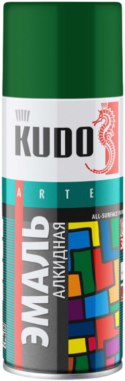 PAI-KUDO-RU Шүршдэг будаг Алкид RAL6029 ногоон гялгар /520мл/ KU-10081