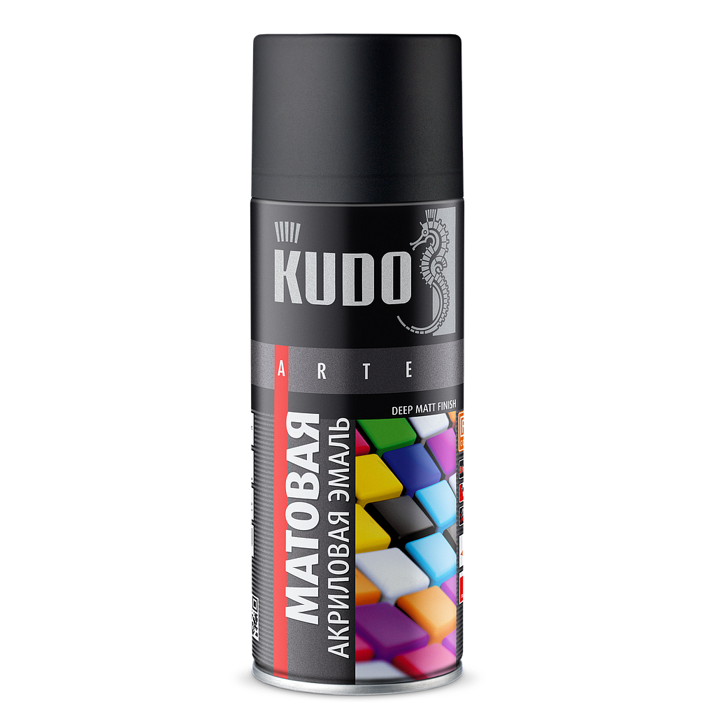 PAI-KUDO-RU Шүршдэг будаг Акрил RAL9005 хар мат /520мл/ KU-A9005M