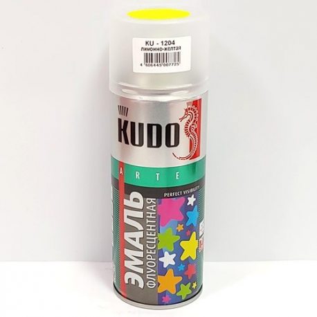PAI-KUDO-RU Шүршдэг будаг Флуоресцент нимбэгний шар /520мл/KU-1204
