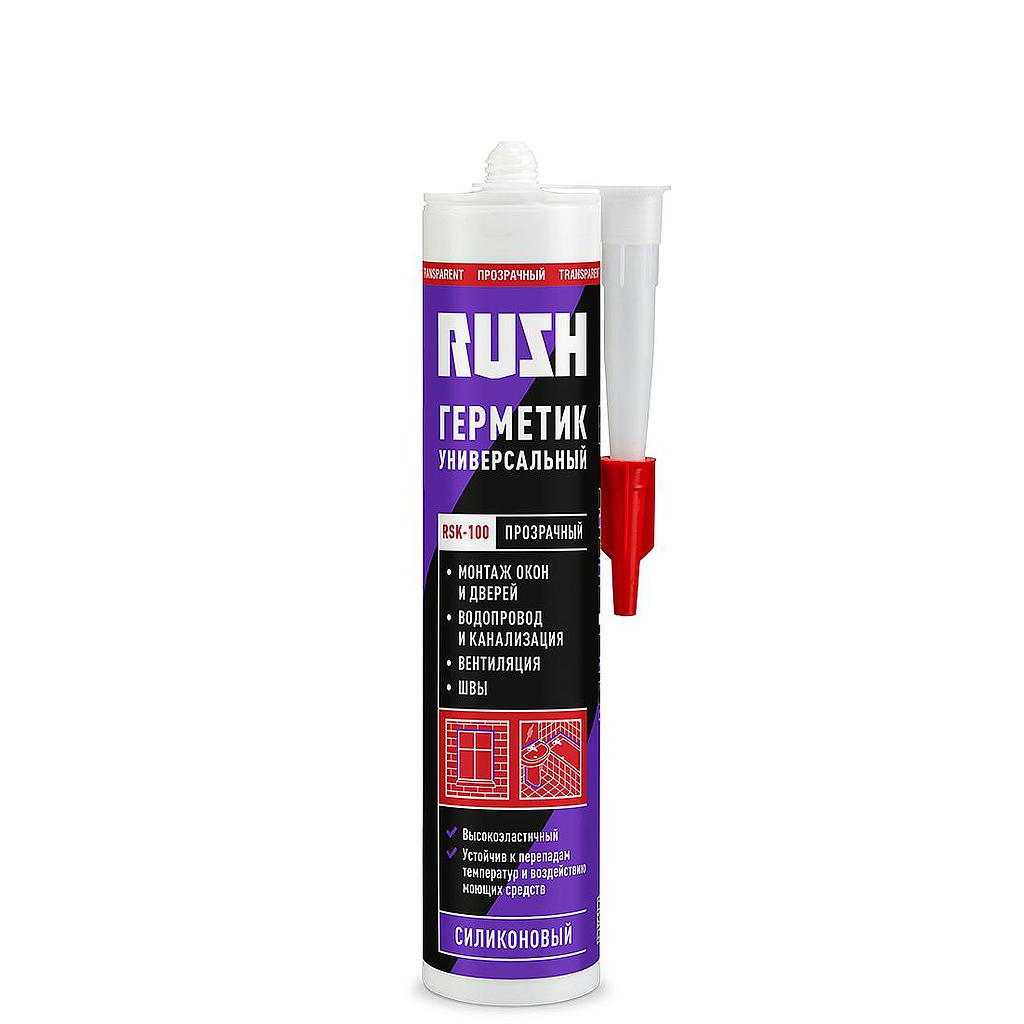 SIL-KUDO-RU Битүүмжний универсал силикон чигжээс (өнгөгүй 240мл, RUSH RSK-100)