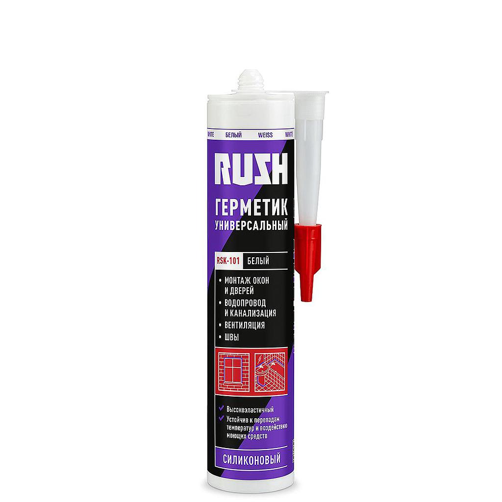 SIL-KUDO-RU Битүүмжний универсал силикон чигжээс (цагаан 240мл, RUSH RSK-101)