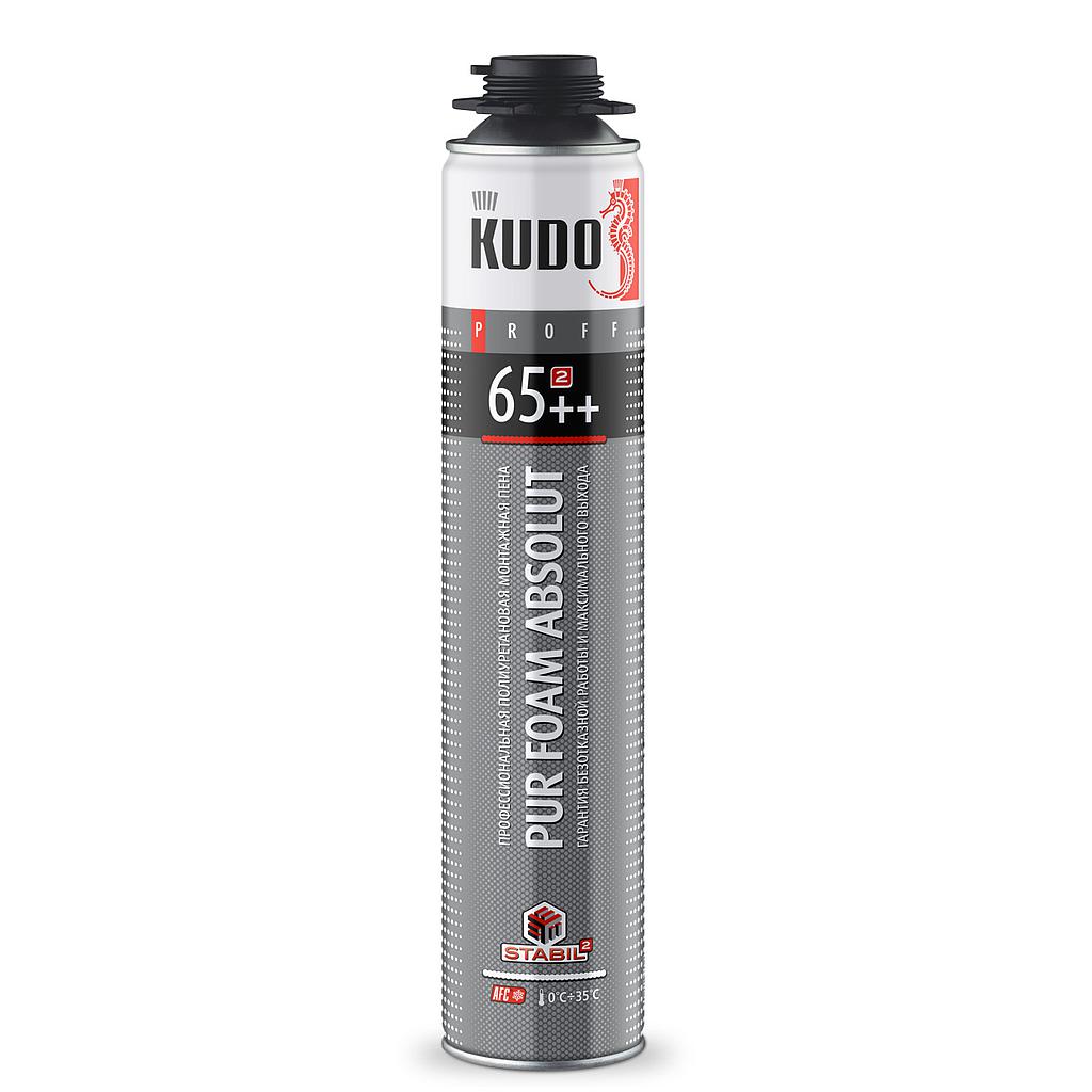 聚氨酯安装泡沫 KUDO PROFF 65++ 1000ml KUPP10S65++