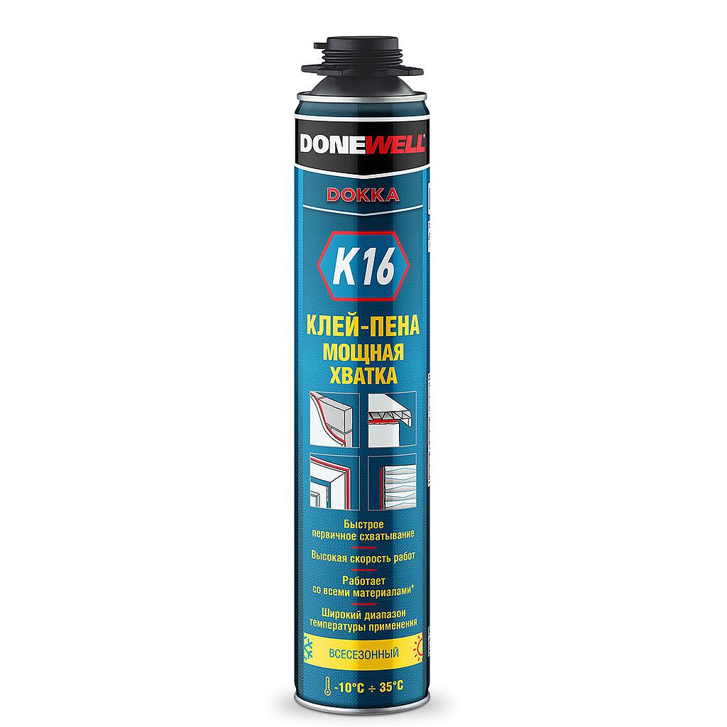 PUR-KUDO-RU Угсралтын хөөсөн цавуу мэргэжлийн /Бүх улирал/ DONEWELL DOKKA K16 1000мл DPP10B16SBHT