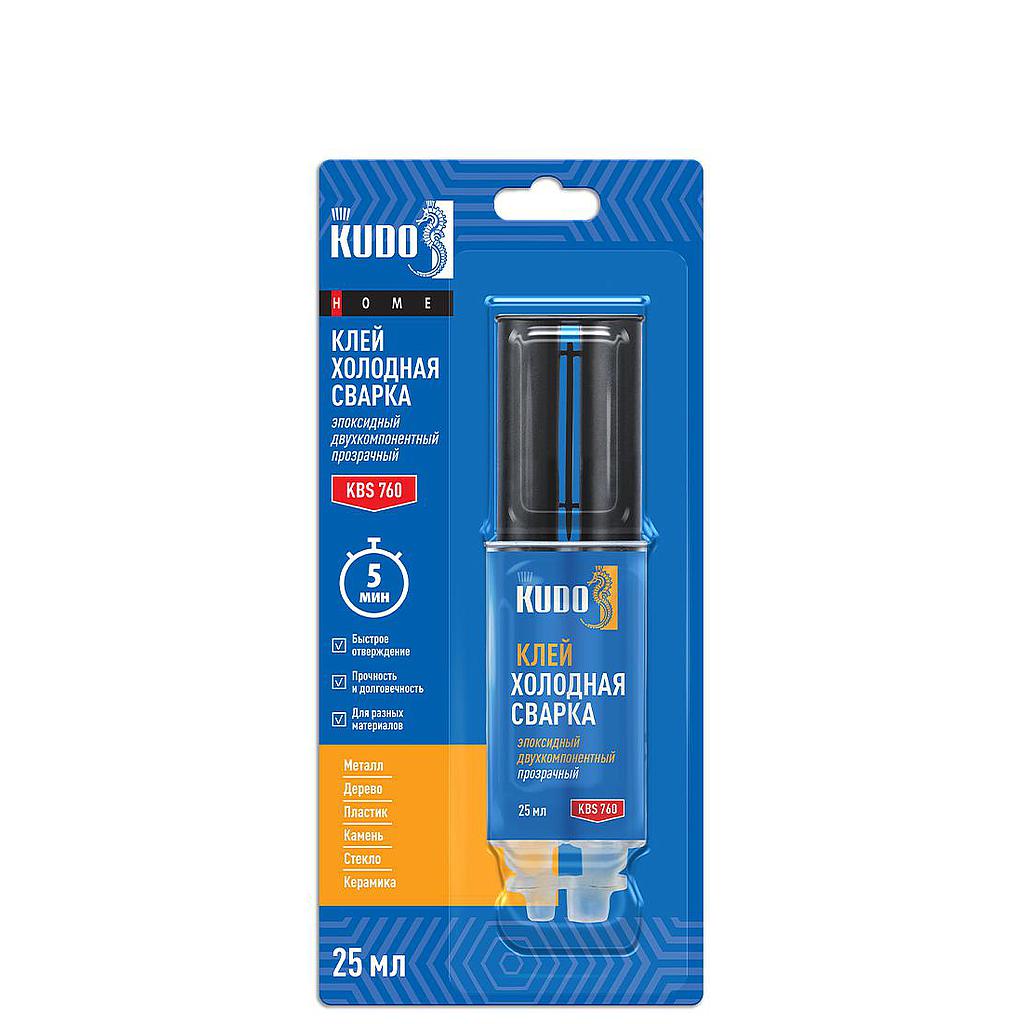 Sil-X00-RU Glue epoxy two-component "cold welding" KUDO HOME, KBS-760 25 ml