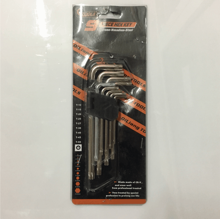 WRE-BTSP10-CN Torx Key Set (1-10mm)