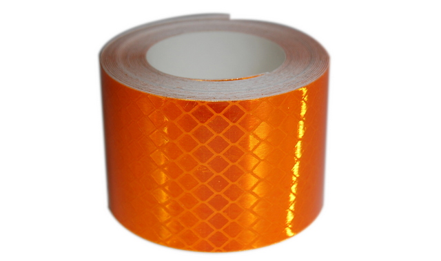 OSC-X00-CN Светоотражающая наклейка оранжевого цвета 50ммх50м