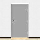 FD-AFD68 Галын хаалга Дан хавтастай (H2100-2400 W800-1100)
