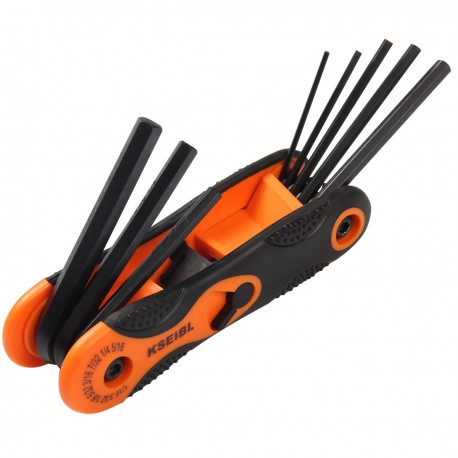 WRE-X00-CN FOLDING STAR KEY WRENCH SET 8-IN-1/PROGRIP