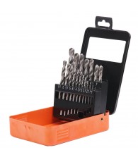 URM-X00-CN Metal Drill Bits Set, HSS-R / Iron Box 19-PC 1-10mm