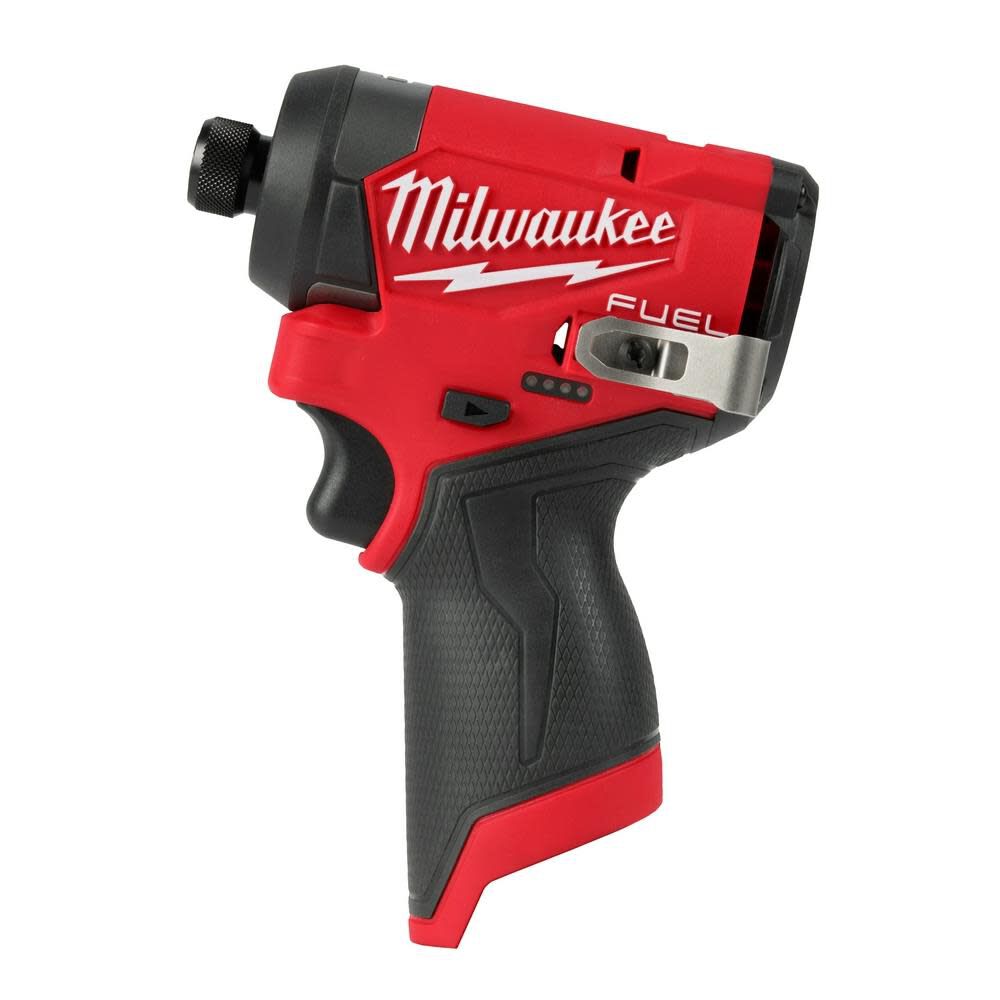 DRL-X00-US MILWAUKEE M12 FUEL™ Hex Impact Driver 6mm 170Nm (Bare tool)