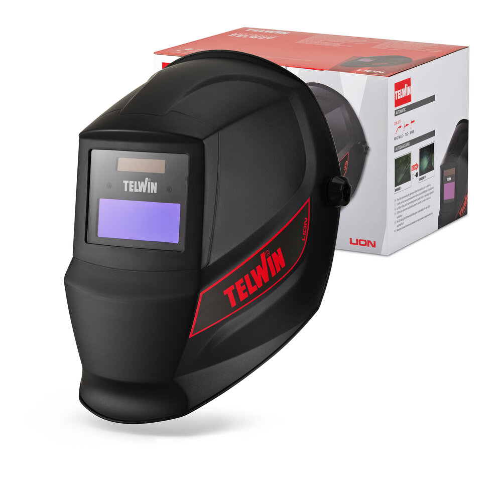 GGG-X00-IT TELWIN LION WELDING HELMET 0,3 m/s