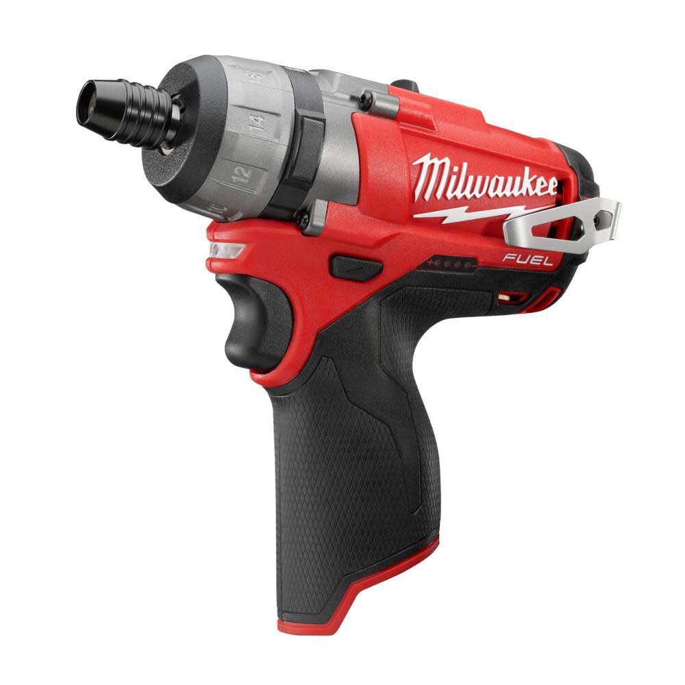 DRL-MILWAUKEE-USA M12 FUEL™ 1/4&quot; Hex 2-Speed Screwdriver 6mm 42Nm 1700rpm (Bare tool)