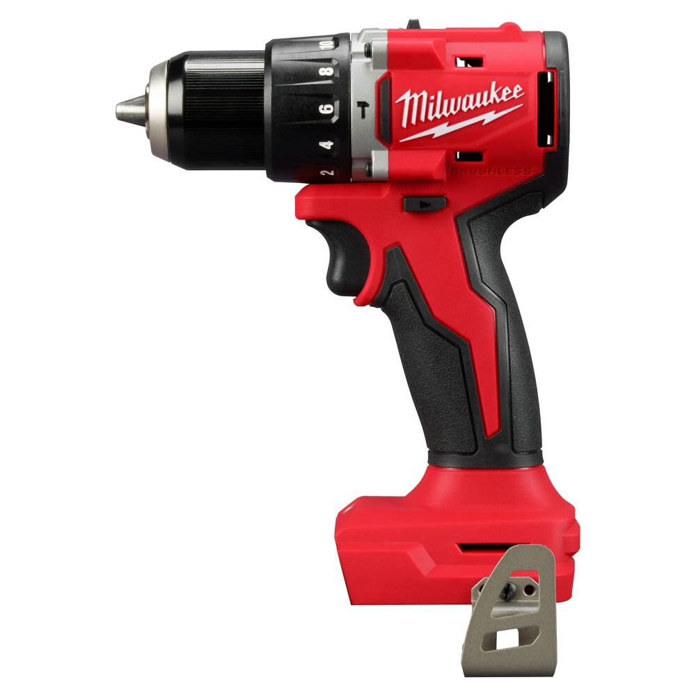 DRL-MILWAUKEE-USA M18™ Compact Brushless Hammer Drill/Driver 13mm 62Nm 1700rpm (Bare tool)