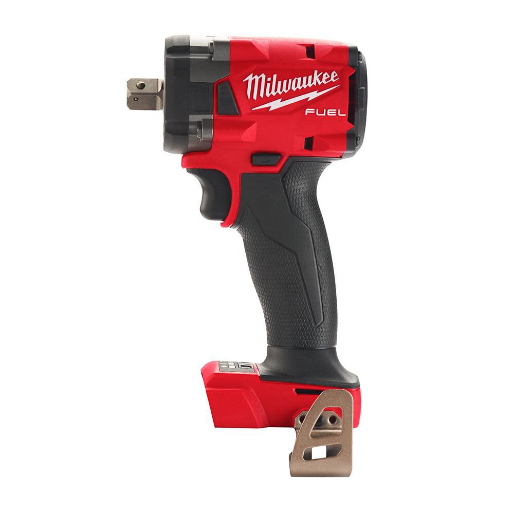 DRL-MILWAUKEE-USA M18 FUEL™ Compact Impact Wrench w/ Pin Detent Bare Tool 13mm 340Nm 2400rpm (Bare tool)