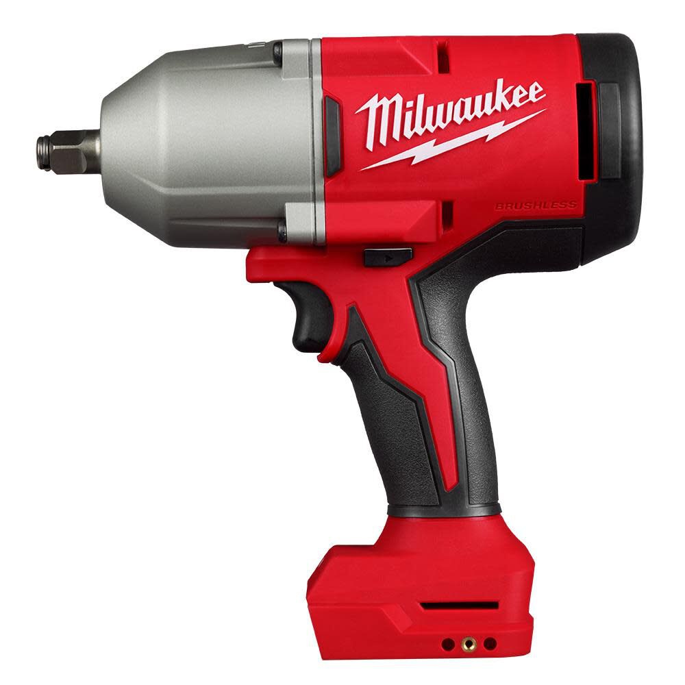 DRL-MILWAUKEE-USA M18™ Brushless High Torque Impact Wrench w/ Friction Ring 13mm 1627Nm 1750rpm  (Bare tool)