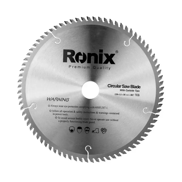 BLD-RONIX-CN TCG Circular Saw Blade 250mm/80T 