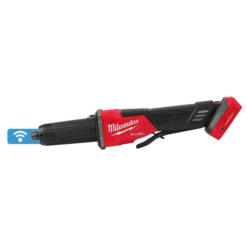 TSD-MILWAUKEE-USA M18 FUEL™ Variable Speed, Braking Die Grinder, Paddle Switch w/ ONE-KEY™ 6mm 2000rpm (Bare Tool)