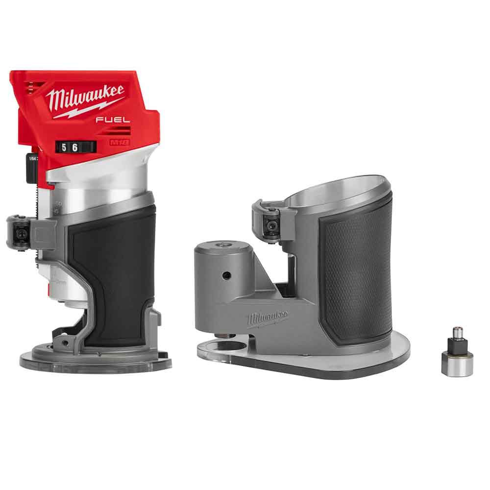 FRZ-MILWAUKEE-USA M18 FUEL™ Compact Router with Offset Base 6mm 31000rpm (Bare Tool)