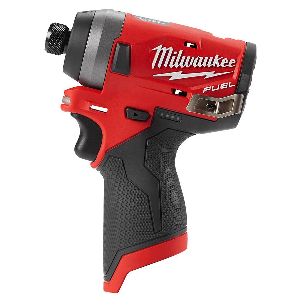 DRL-MILWAUKEE-USA M12 FUEL™ Hex Impact Driver 6mm 146Nm 3,300rpm (Bare tool)