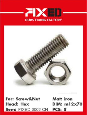 BLT-FIXED-CN Iron screw M12x48 8 pcs