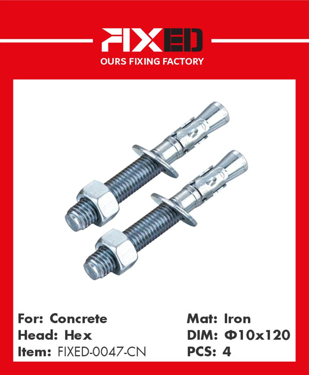 TEL-FIXED-CN Tөмөр тэлэгч  Ф10x120mm 4ш