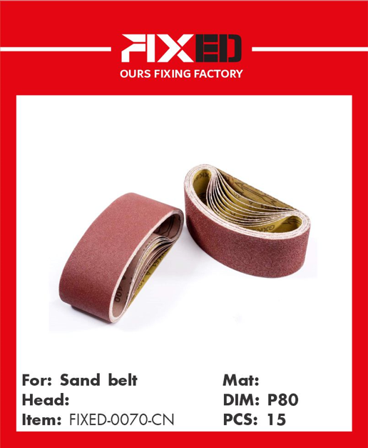 ZUL-FIXED-CN Tankan sandpaper P80 15 pcs