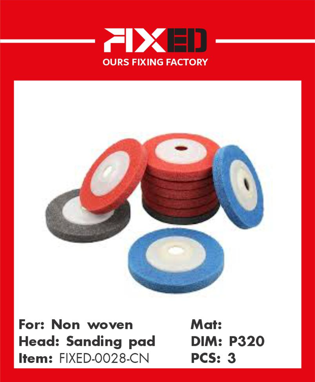 OSA-FIXED-CN Iron's abrasive plastic Ф115x16mm 3pcs
