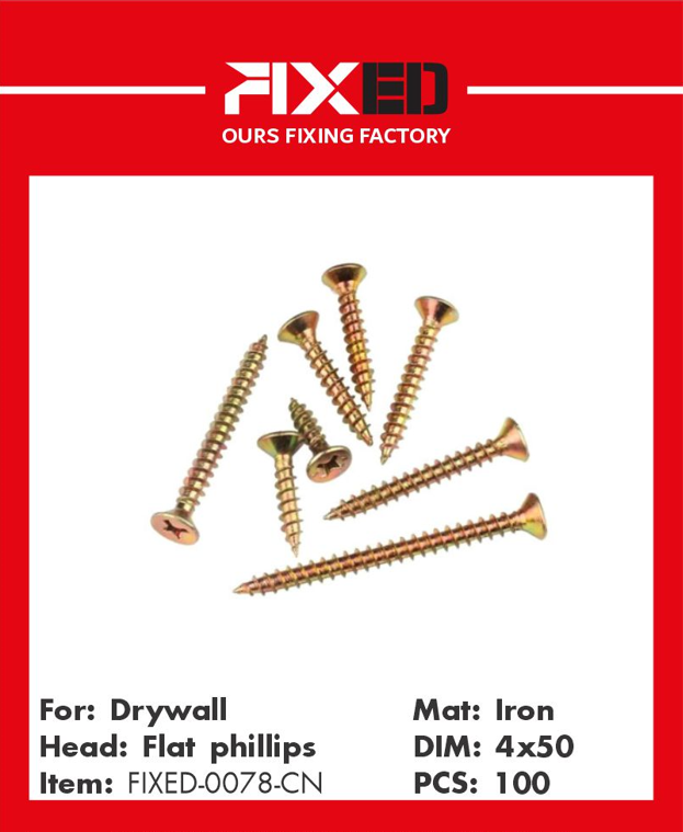 SHR-FIXED-CN Wood screw 4x50mm 100pcs