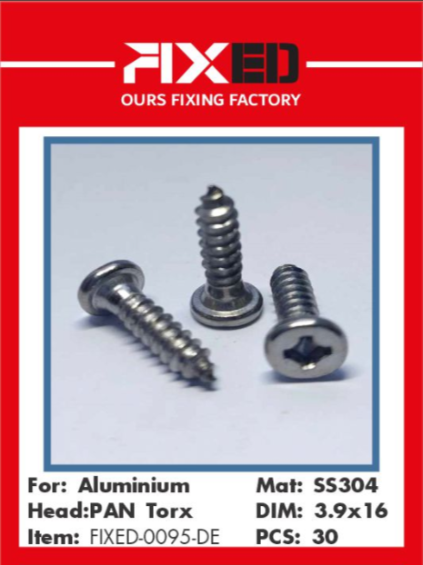 SHR-FIXED-DE Nerj screw of iron Pillips 3.9x16 30pcs