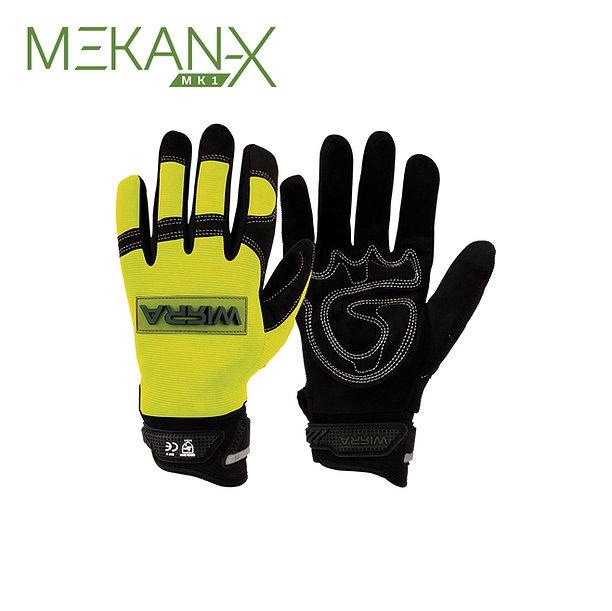 BSH-WIRRA-AU Mechanics Gloves (Size: 9/L) MEKAN-X MK1