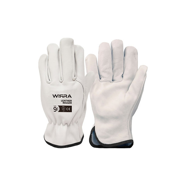 BSH-WIRRA-AU Leather Riggers Gloves (Size:9/L)