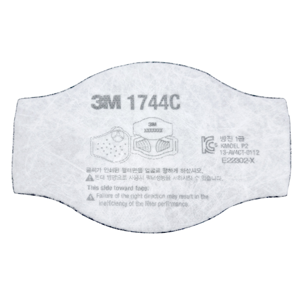FSD-3M-USA 3M™ Particulate Filter 1744C P2, Nuisance Level Organic Vapor Relief