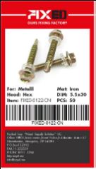 SCR-FIXED-CN  iron's screw 5.5x30mm 50pcs