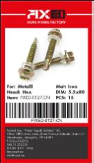 SCR-FIXED-CN  iron's screw 5.5x80mm 15pcs