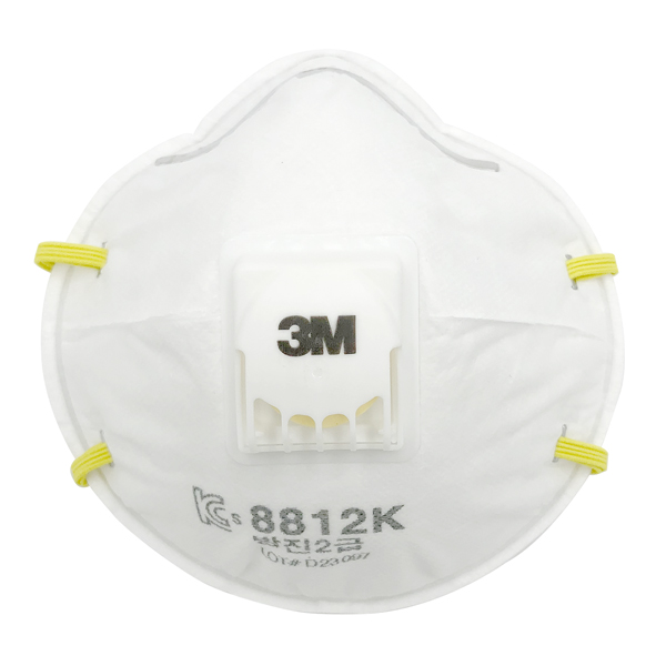 FSD-3M-USA 3M™ Чашечатый респиратор для твердых частиц 8812K, P1, с клапаном (Стандарт: AS/NZS 1716:2012)