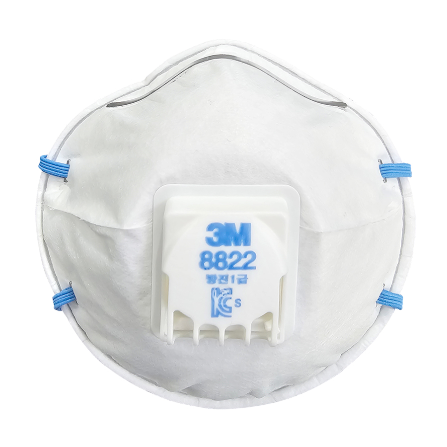 FSD-3M-USA 3M™ Hand Sanding and Power Tool Respirator 8822, FFP2, valved (Standard: AS/NZS P2)