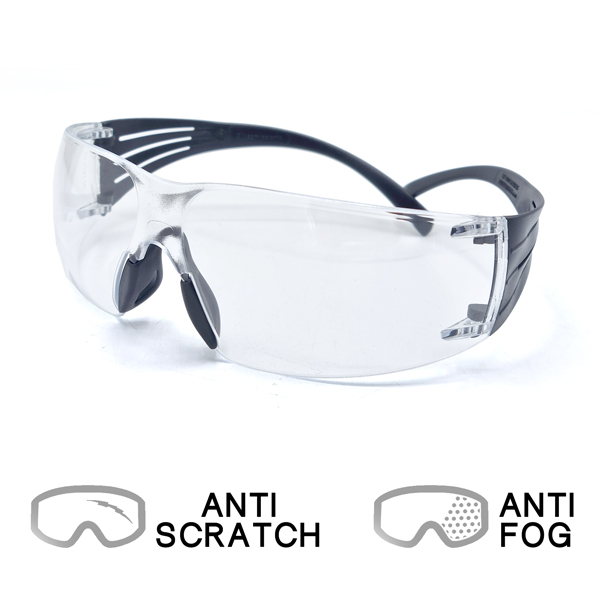 FSD-3M-USA 3M™ SecureFit™ 防护眼镜 SF301AF，透明防雾镜片