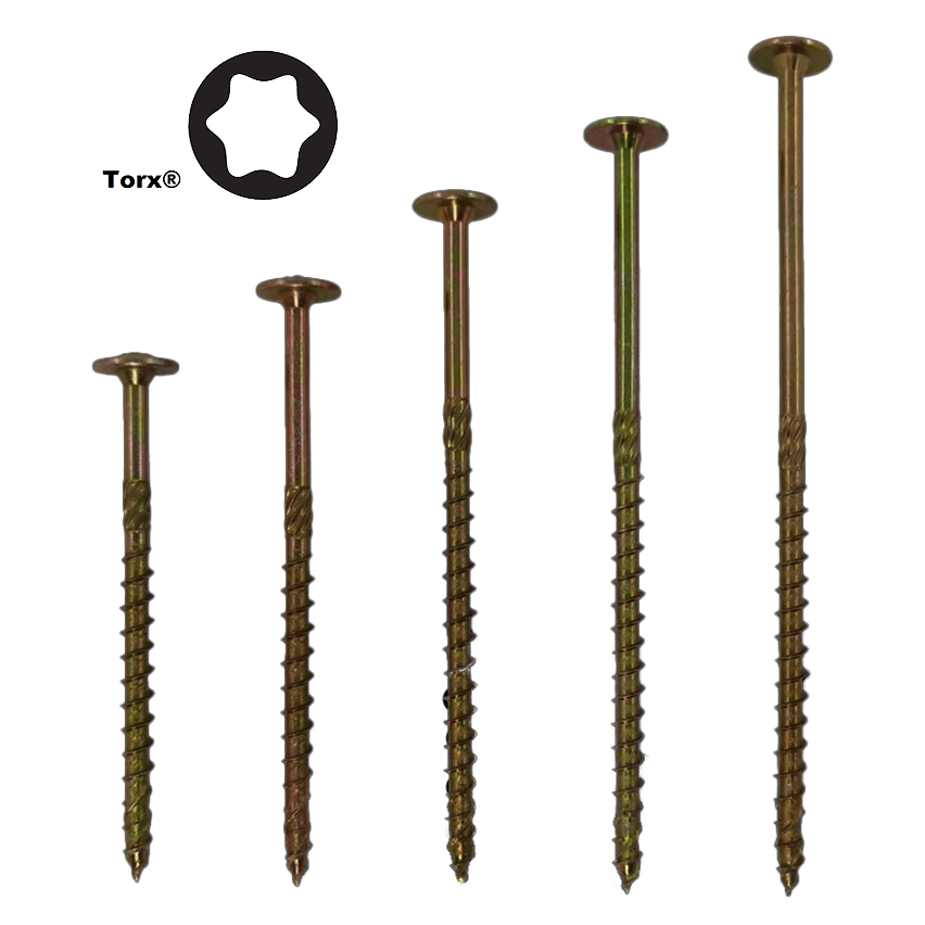 SCR-PARTNER-CN Шуруп Torx /Плоская головка/ 8x180мм