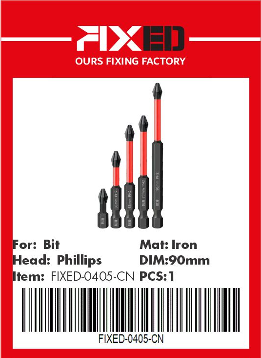 OTE-FIXED-CN Magnetic Phillips driver bit 90mm