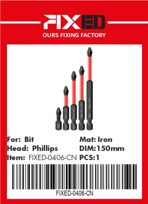 OTE-FIXED-CN Magnetic Phillips driver bit 150mm