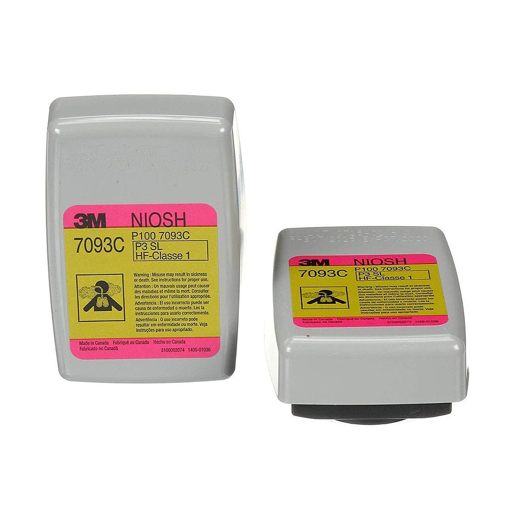 FSD-3M-USA 3M™ Hydrogen Fluoride Cartridge/Filter 7093C, P100 (Standard: NIOSH, GB2626-2019)