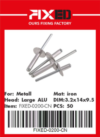 HAD-FIXED-CN Fastener nails 3.2x14x9mm 50 pcs