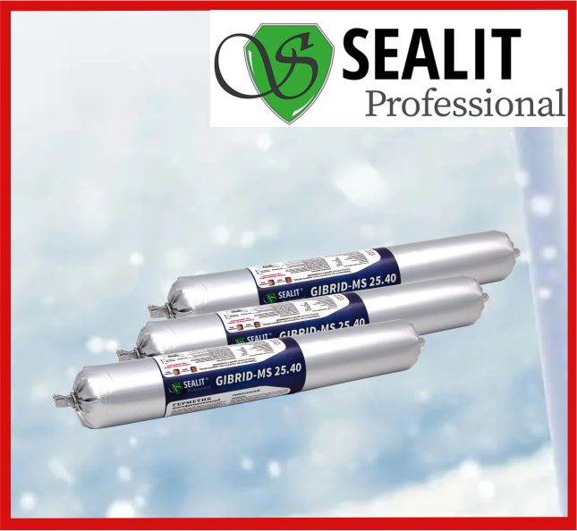 SIL-SEALIT-RU Sealit Gibrid 硅酮密封胶（黑色 600ml、900g）