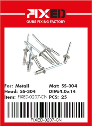 HAD-FIXED-CN Fastener nails 4.0x14mm 25 pcs