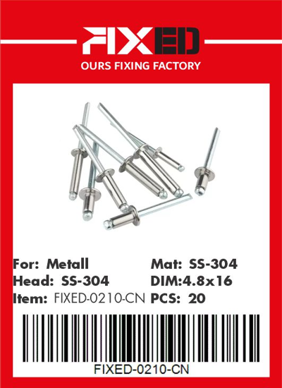 HAD-FIXED-CN 304 Fastener nails 4.8x16mm 20 pcs