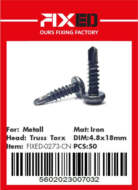 HAD-FIXED-CN 自钻梅花螺钉/大圆头/ 4.8x18mm 50 颗